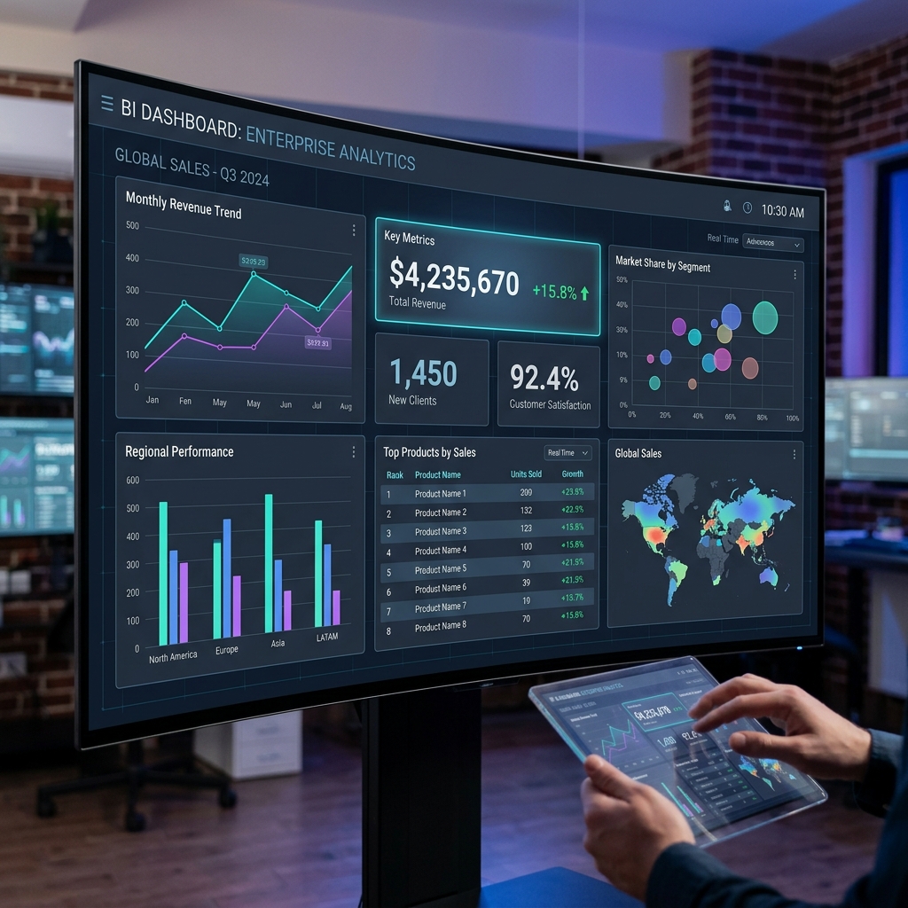 Power BI Dashboard Visualization
